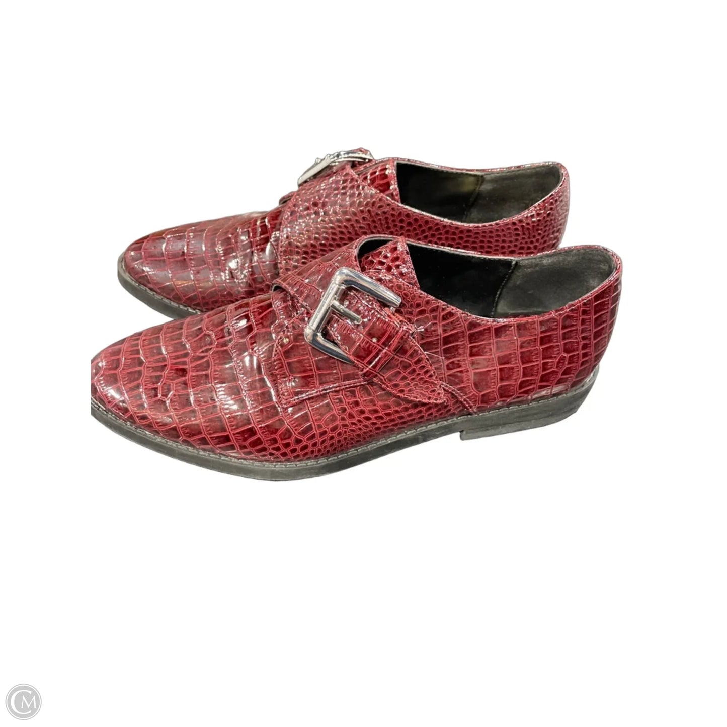 Shoes Heels Platform By Aldo In Maroon, Size: 6.5