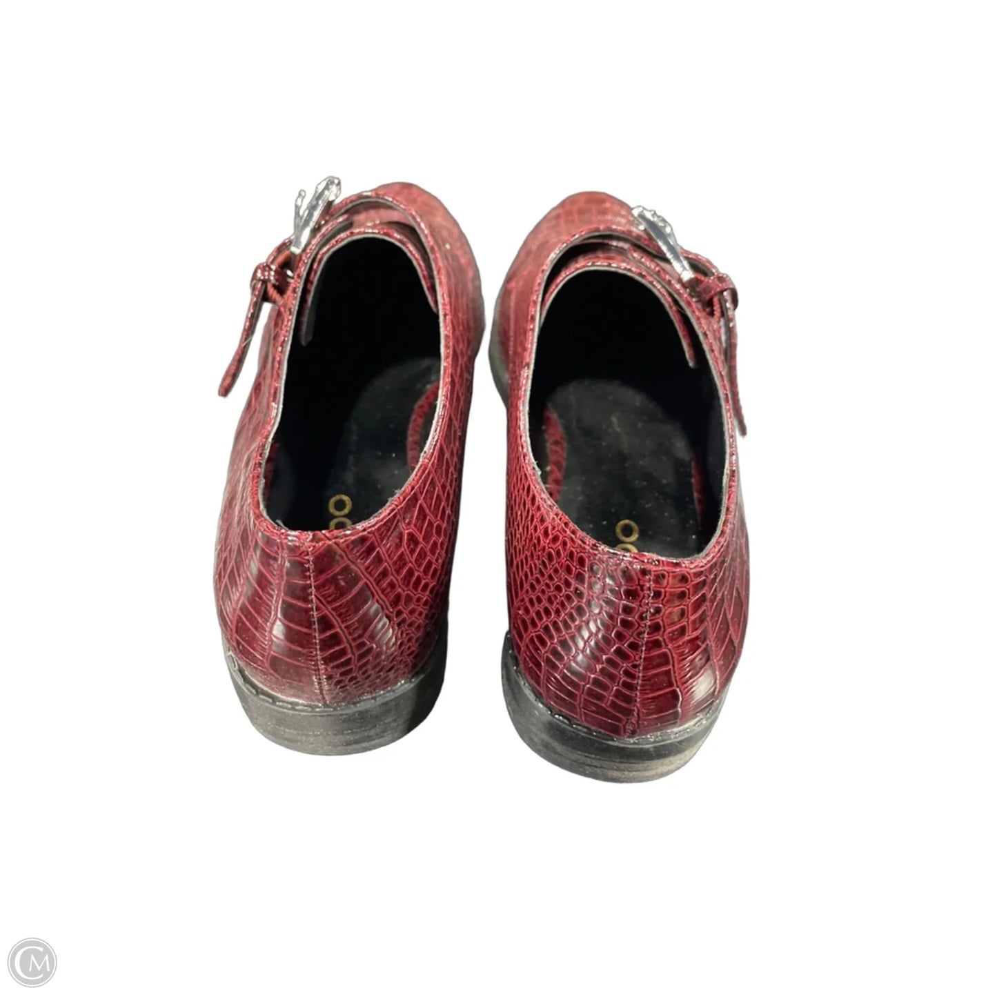Shoes Heels Platform By Aldo In Maroon, Size: 6.5