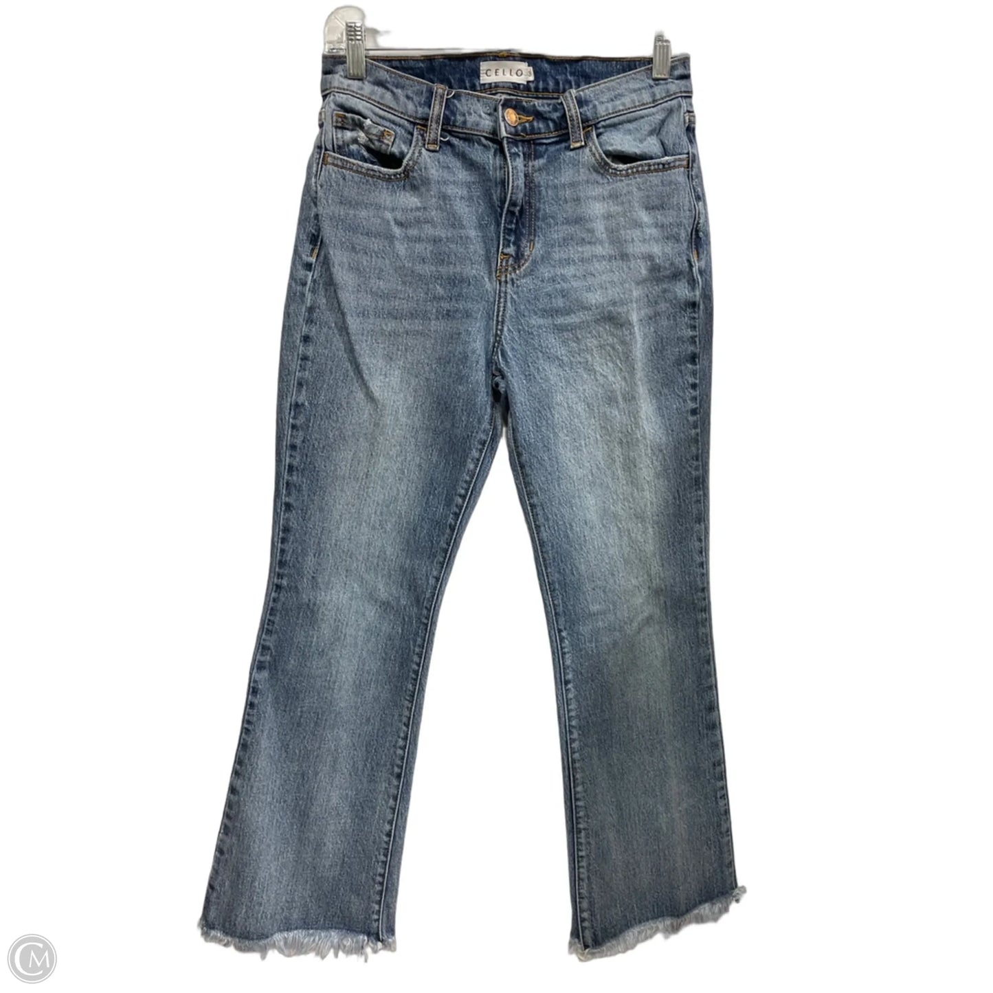 Jeans Flared By Cello In Blue Denim, Size: S