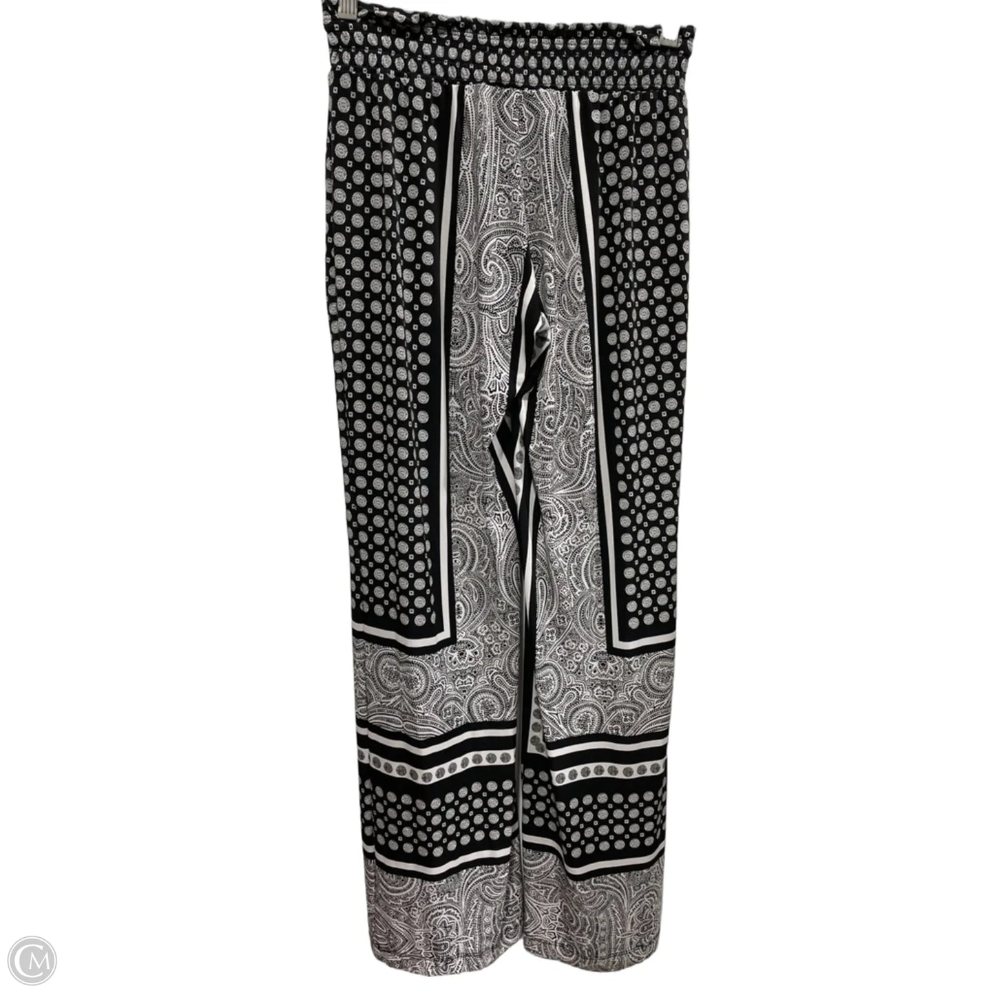 Pants Lounge By Inc In Black & White, Size: Sp
