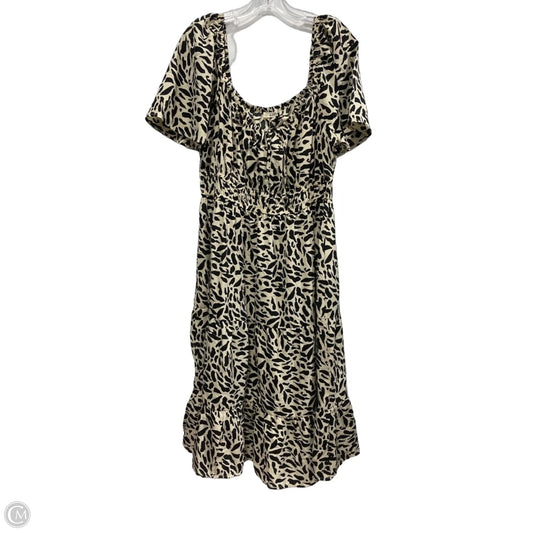 Dress Casual Midi By Blush In Animal Print, Size: 2x