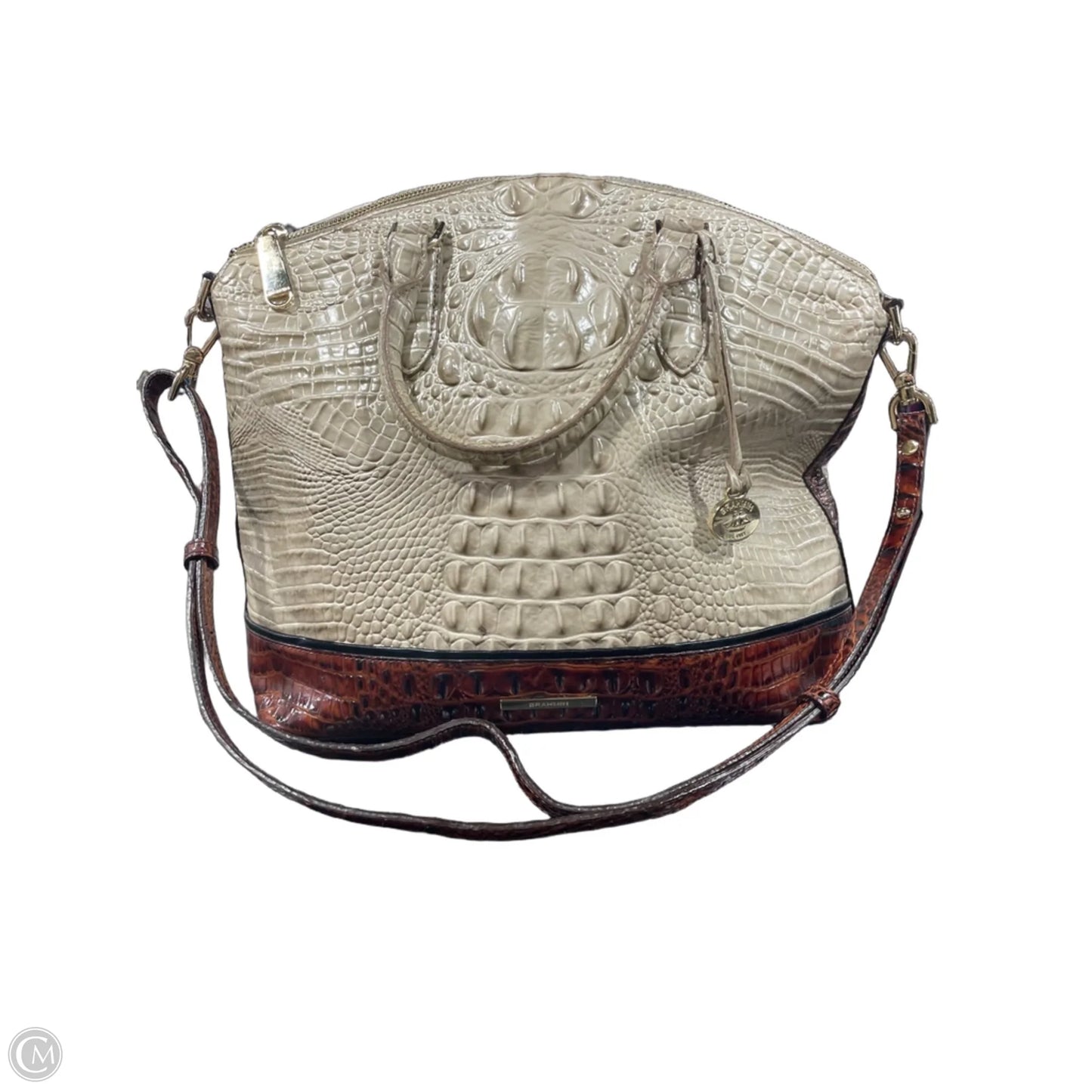 Handbag Designer By Brahmin, Size: Large