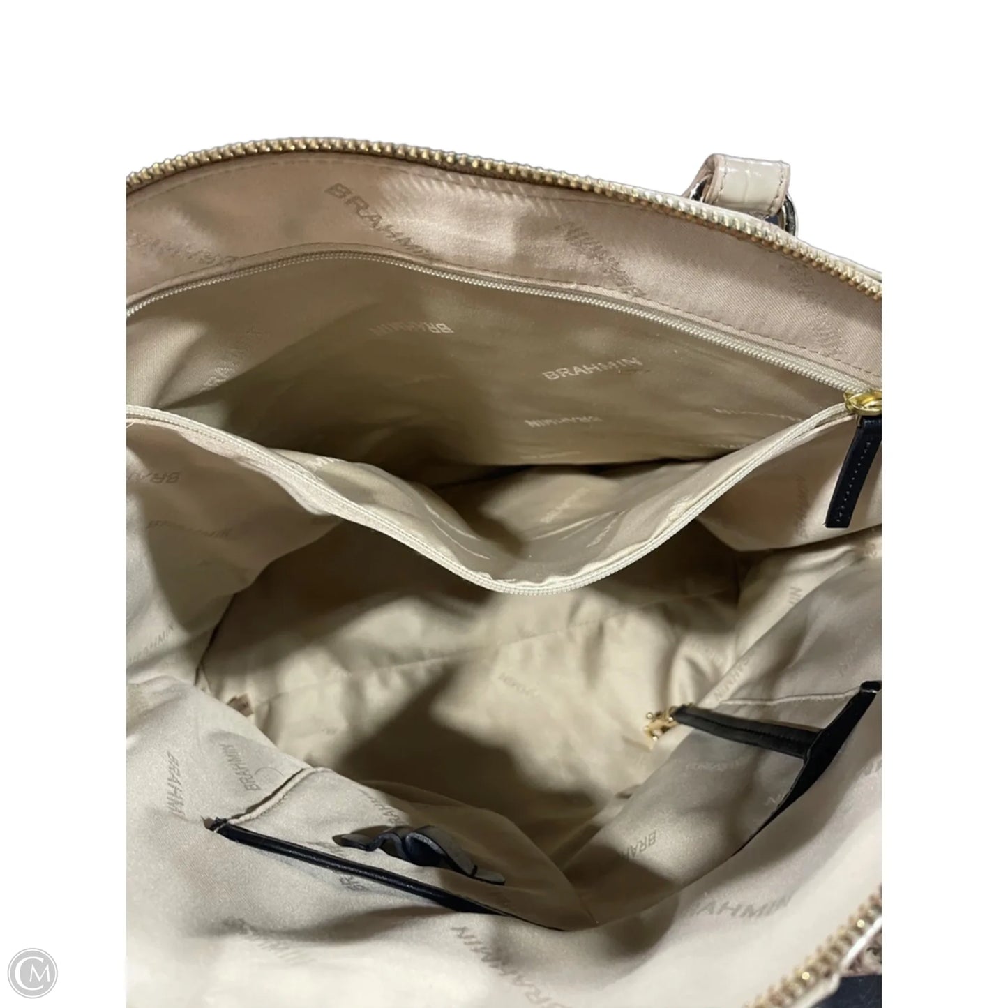Handbag Designer By Brahmin, Size: Large