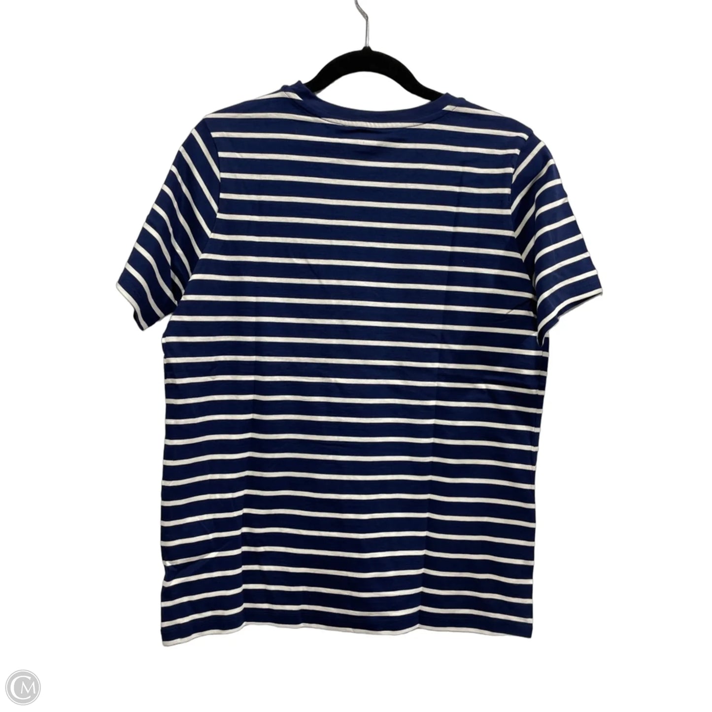 Top Short Sleeve Basic By Lands End In Striped Pattern, Size: S