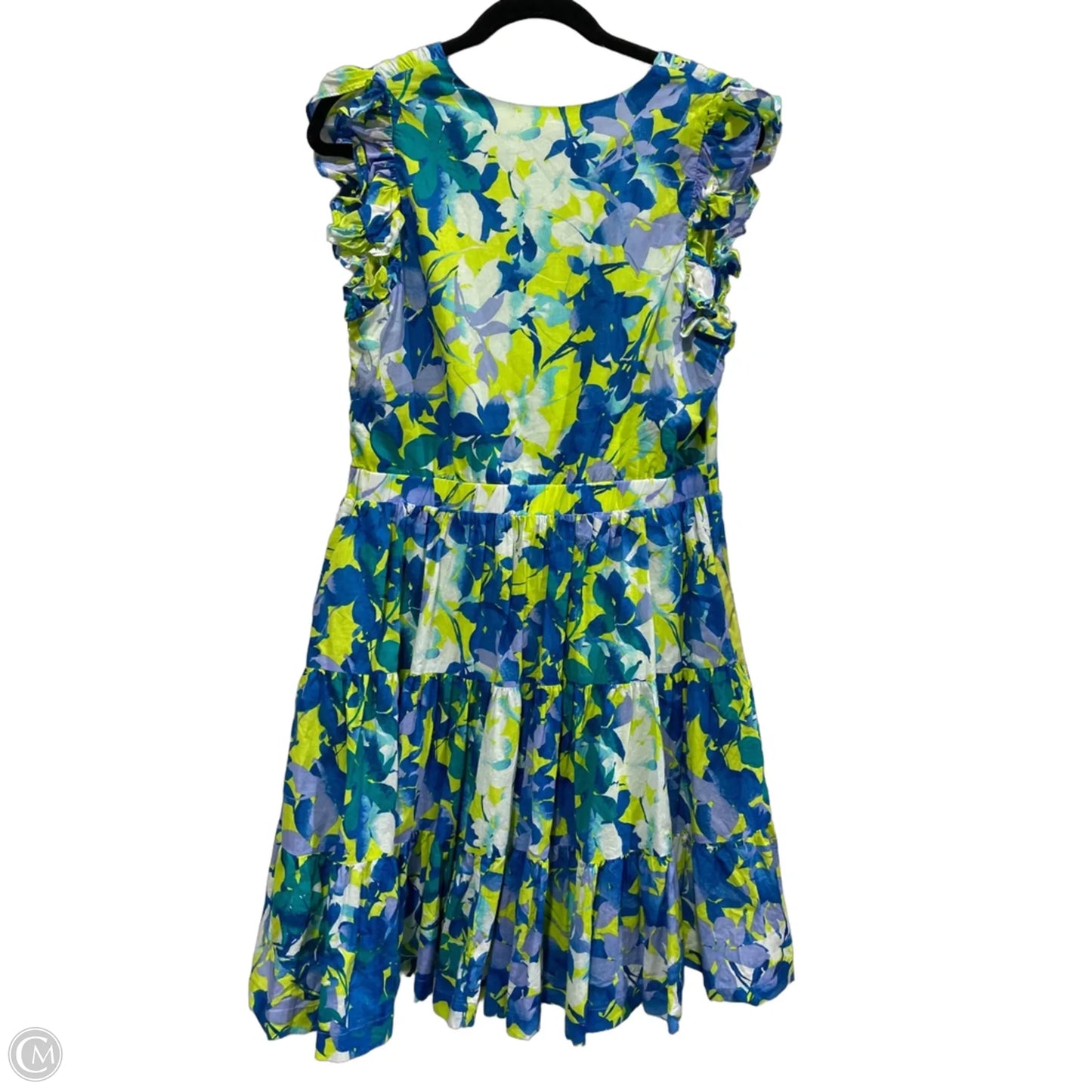 Dress Casual Midi By Taylor In Floral Print, Size: L