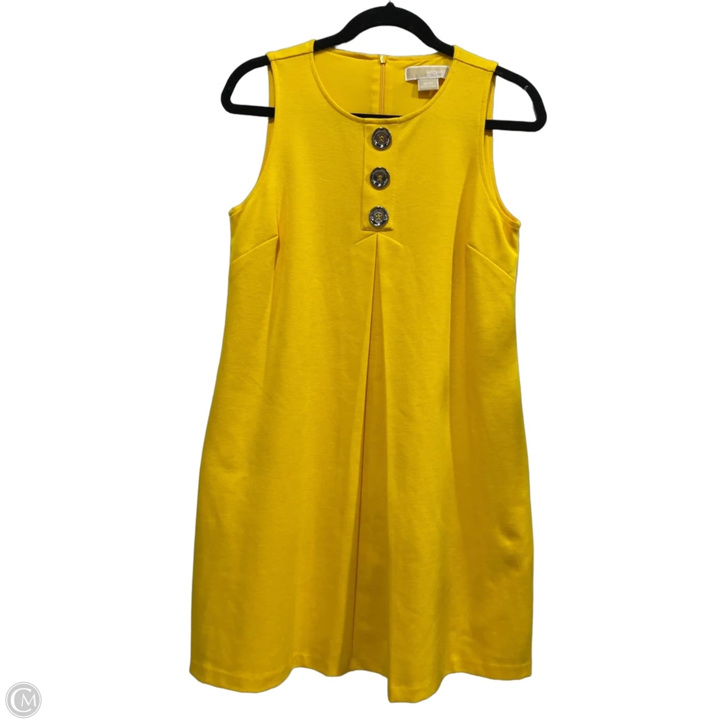 Dress Work By Michael By Michael Kors In Yellow, Size: M