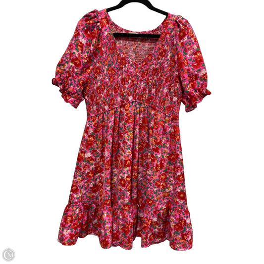 Dress Casual Midi By Jodifl In Floral Print, Size: L
