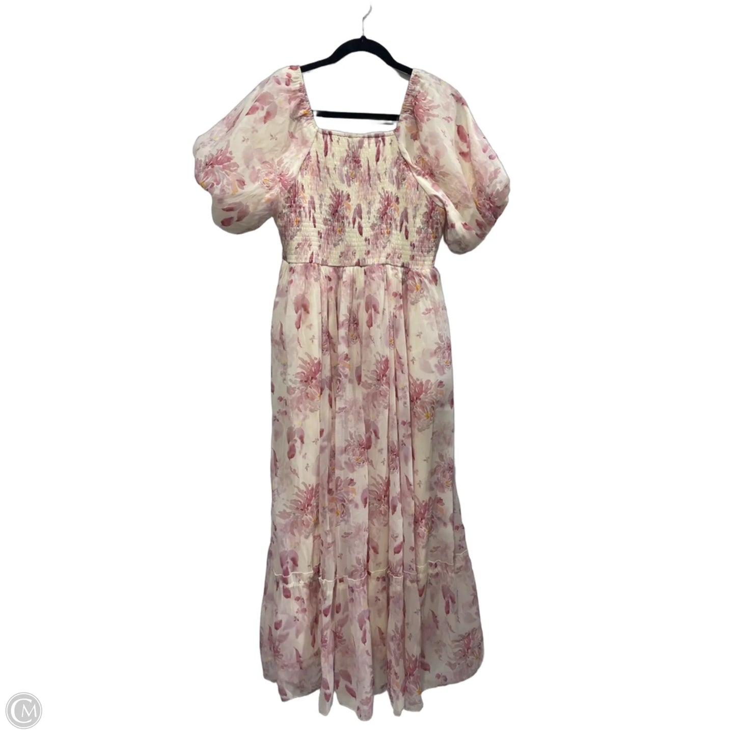 Dress Casual Maxi By Polagram In Floral Print, Size: Xl