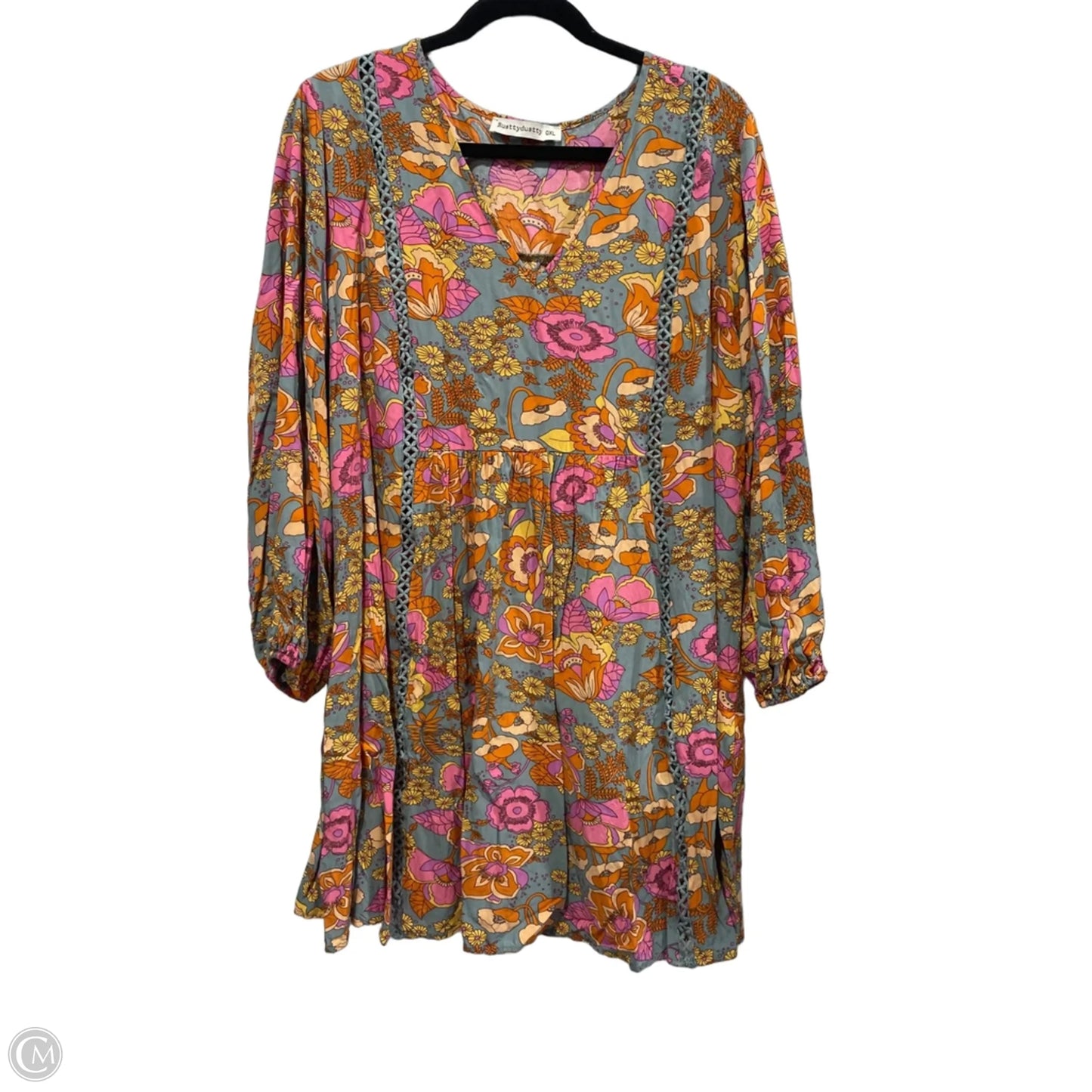 Dress Casual Midi By Rusttydustty In Floral Print, Size: Xl