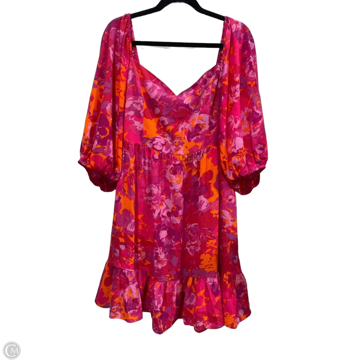 Dress Casual Midi By Baltic Born In Floral Print, Size: Xl