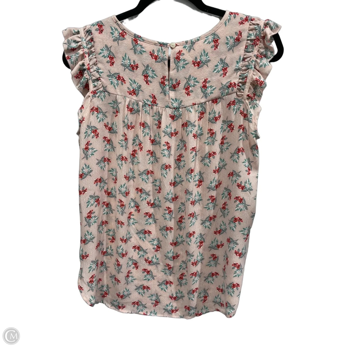 Blouse Sleeveless By Loft In Floral Print, Size: S