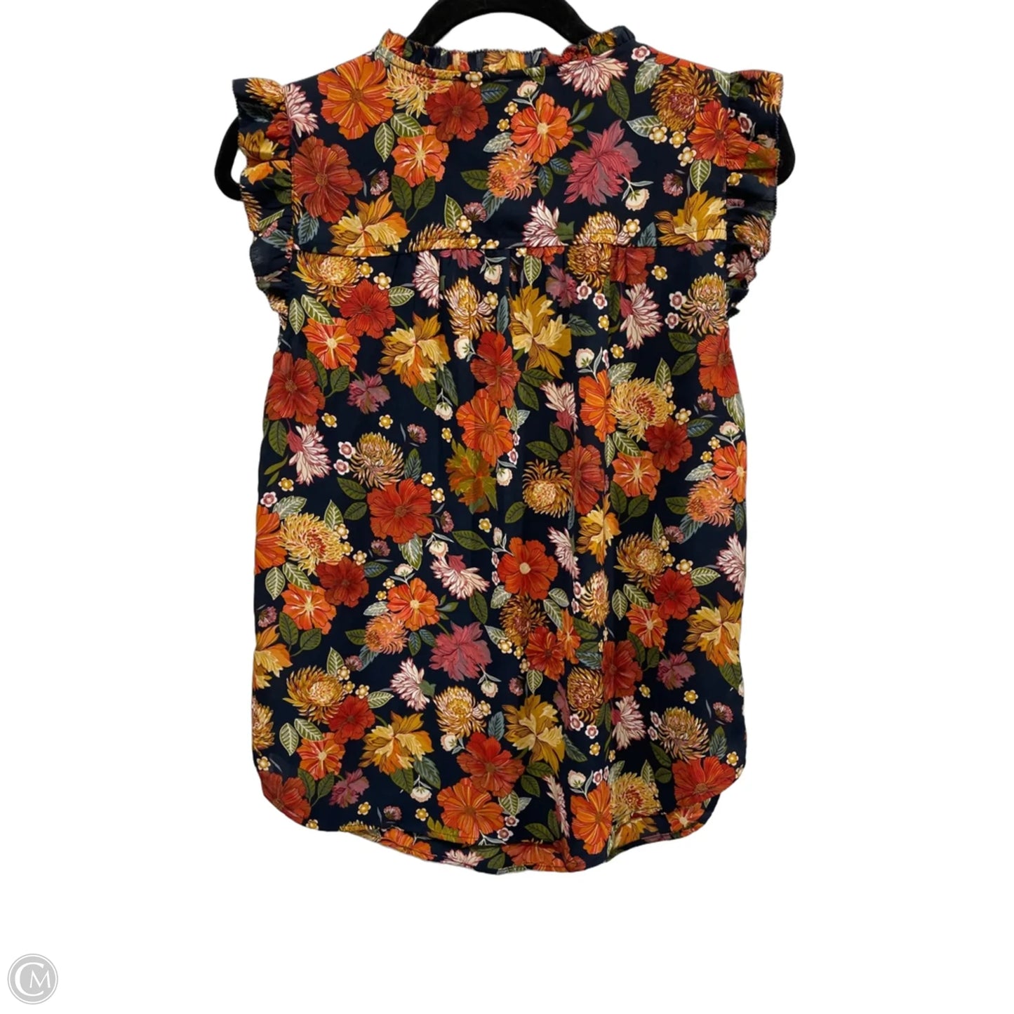 Blouse Sleeveless By Loft In Floral Print, Size: S