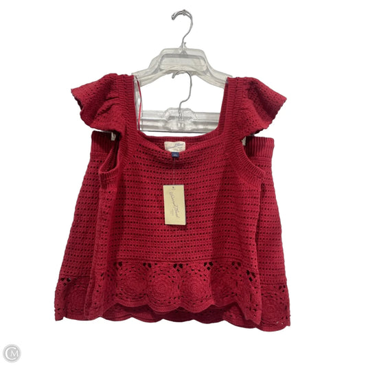 Skirt Set 2pc By Universal Thread In Red, Size: L