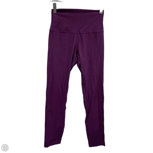 Athletic Leggings By Lululemon In Purple, Size: 4