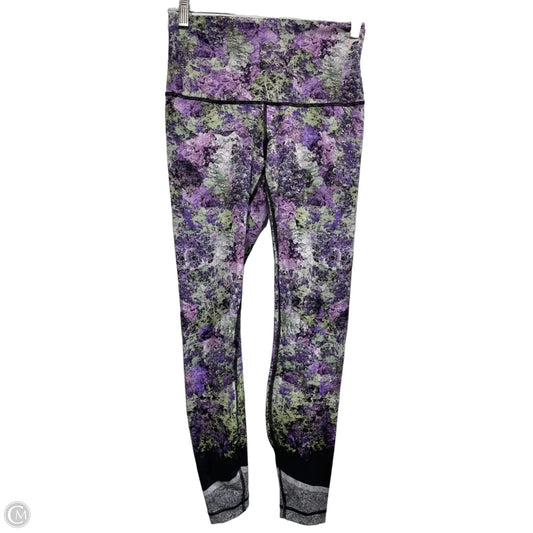 Athletic Leggings By Lululemon In Multi-colored, Size: 8