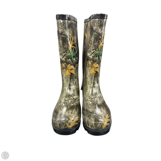 Boots Rain By Magellan In Camouflage Print, Size: 8