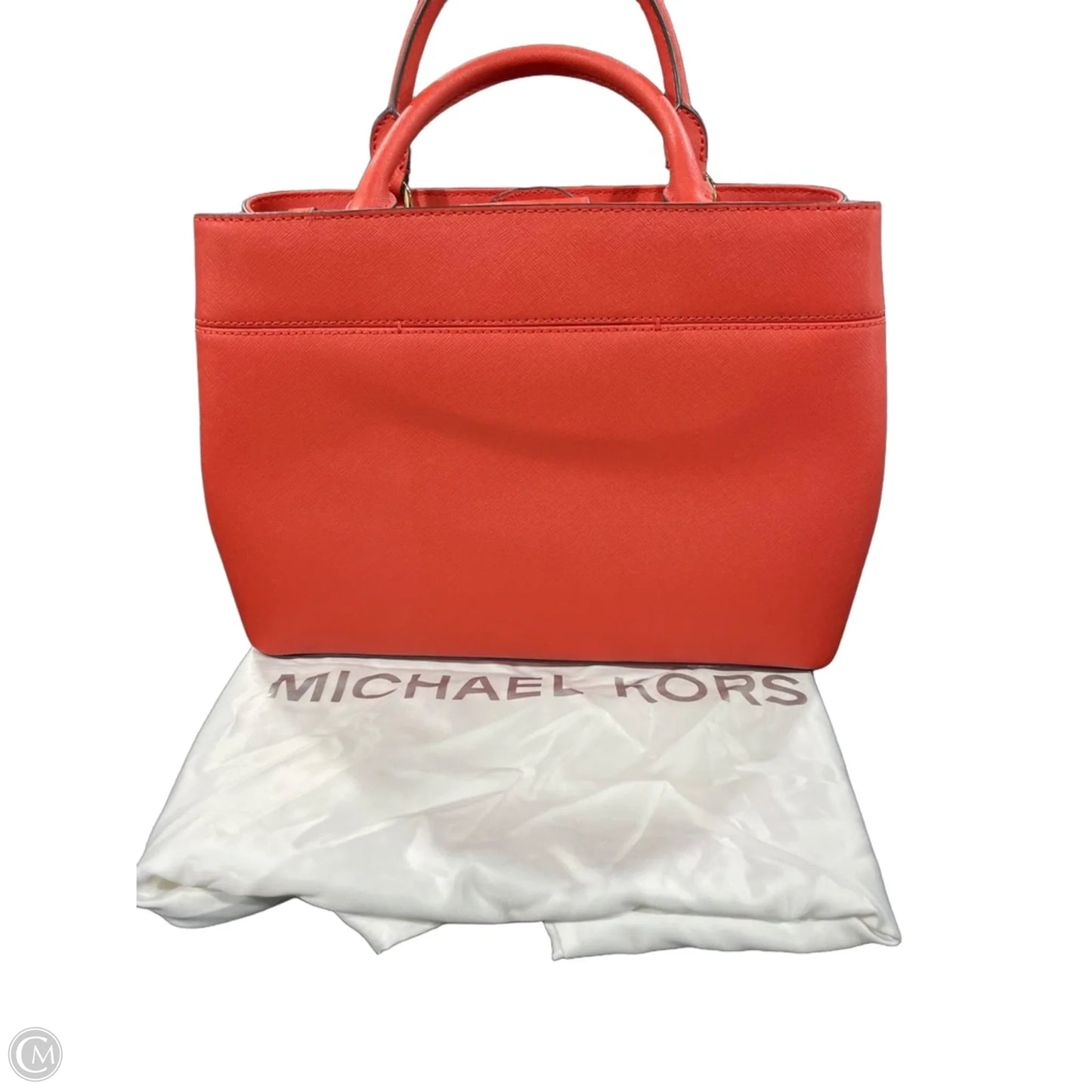 Handbag Leather By Michael By Michael Kors, Size: Medium