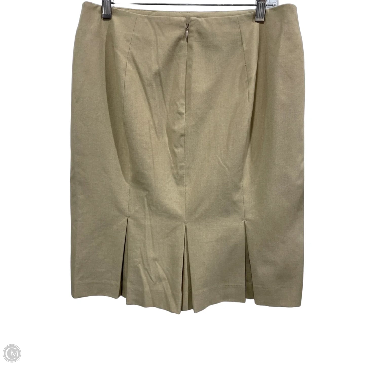Skirt Midi By Talbots In Tan, Size: 10