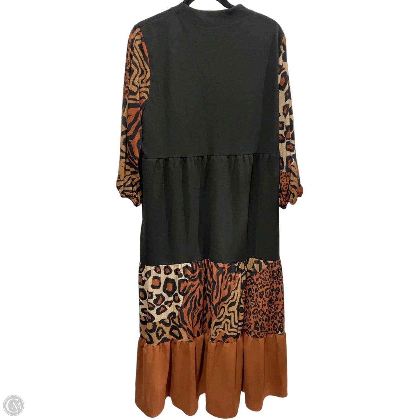 Dress Casual Maxi By Clothes Mentor In Animal Print, Size: Xl