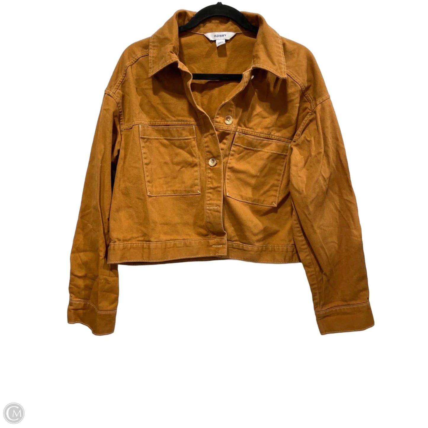Jacket Denim By Old Navy In Brown Denim, Size: S