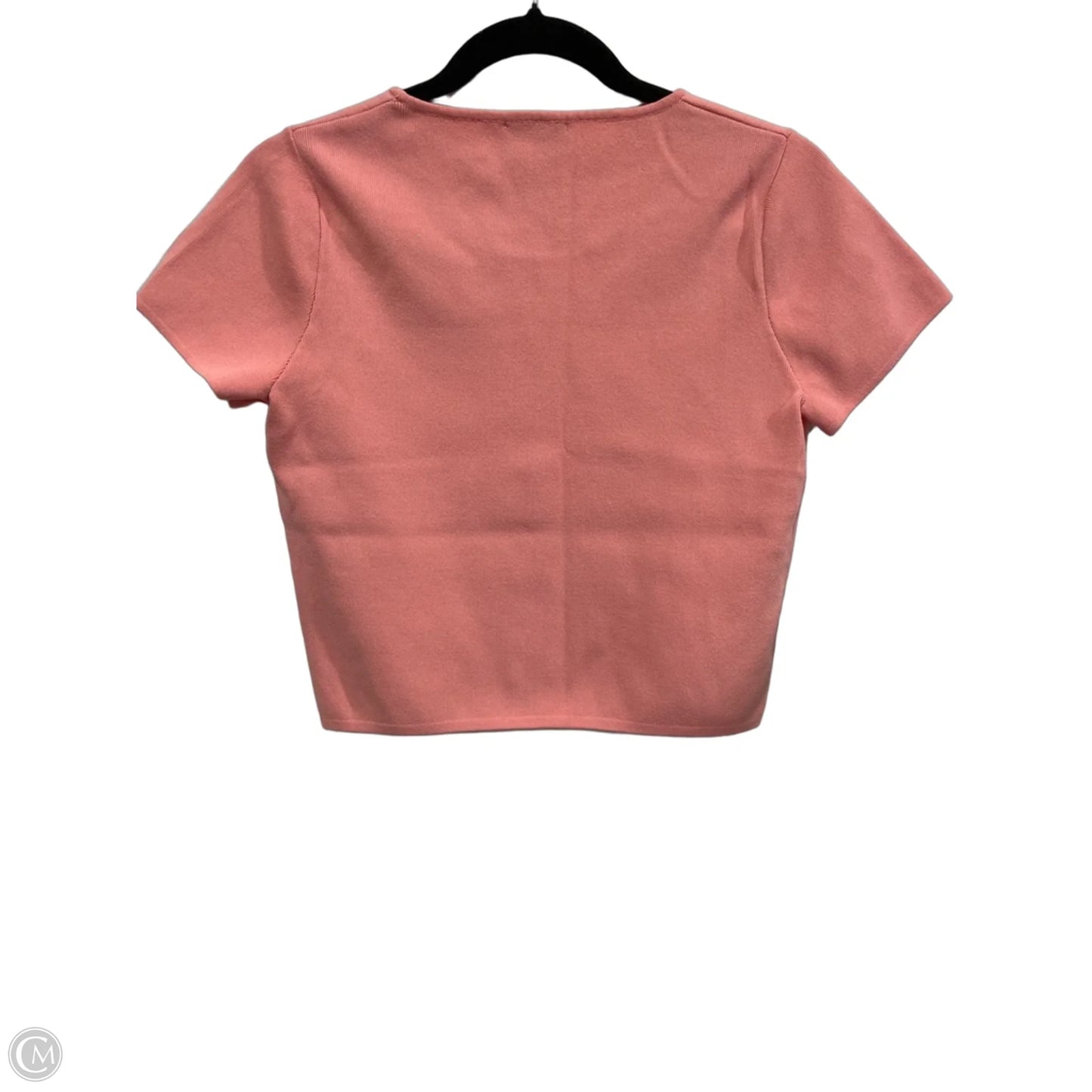 Top Short Sleeve By Lucy Paris In Peach, Size: S