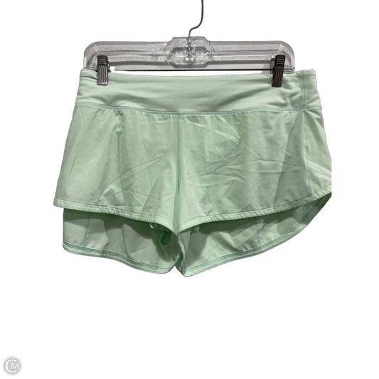 Athletic Shorts By Lululemon In Green, Size: 14