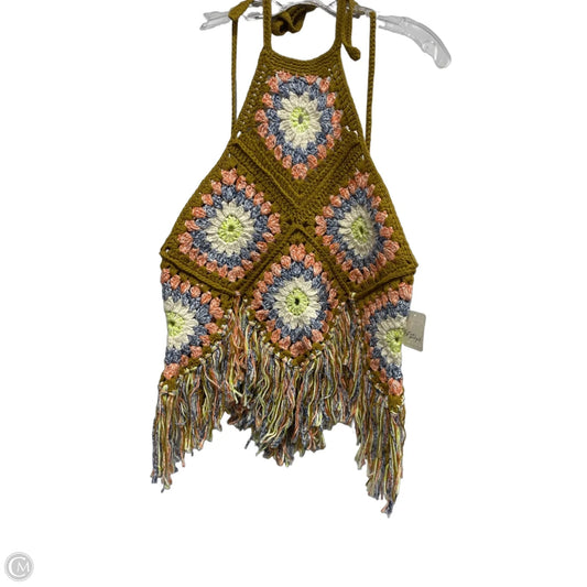 Top Sleeveless By Free People In Floral Print, Size: S