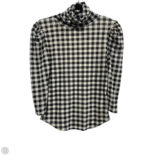 Top Long Sleeve By Free People In Checkered Pattern, Size: M