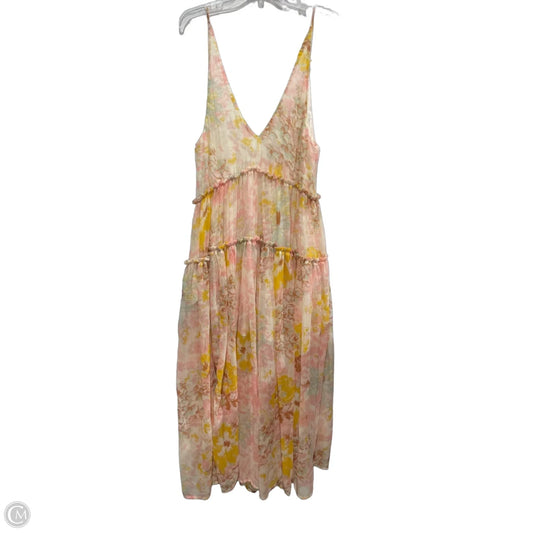 Dress Casual Maxi By Free People In Floral Print, Size: S
