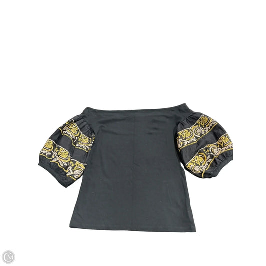 Top Short Sleeve By Free People In Black, Size: M