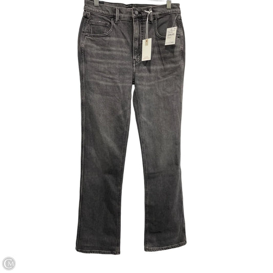 Jeans Flared By Good American In Black Denim, Size: 4