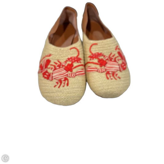 Shoes Designer By Farm Rio In Brown & Red, Size: 10