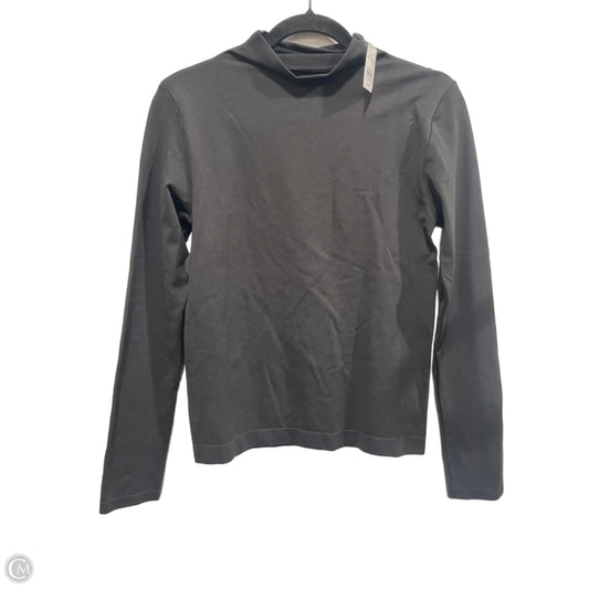 Top Long Sleeve Basic By Ann Taylor In Black, Size: M