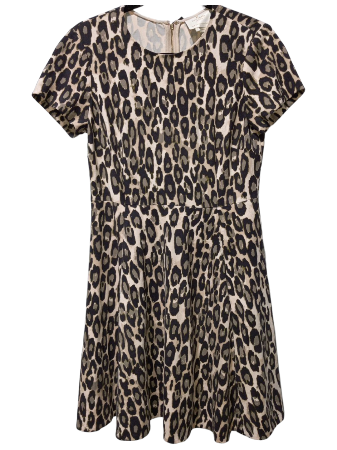 Animal Print Dress Party Midi Kate Spade, Size M