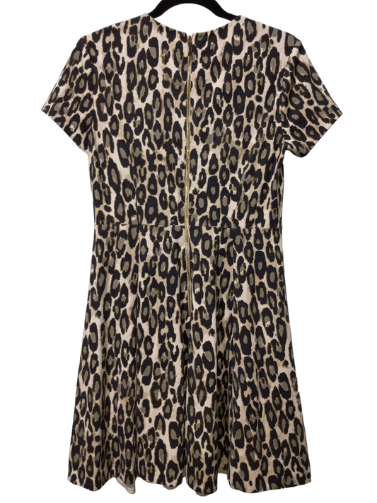 Animal Print Dress Party Midi Kate Spade, Size M