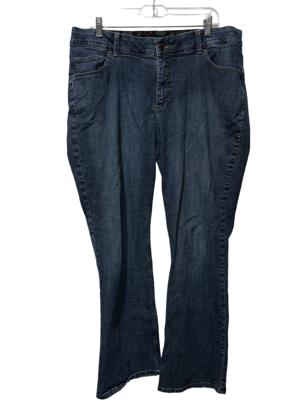 Blue Denim Jeans Boot Cut Riders, Size 18