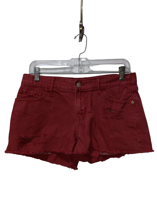 Red Denim Shorts Old Navy, Size 4