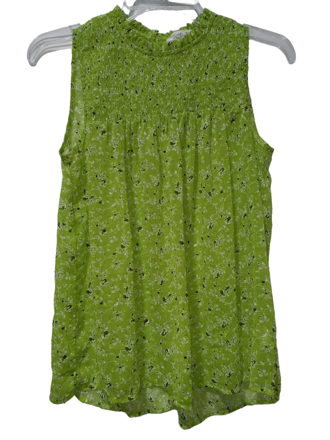 Green Blouse Sleeveless Rachel Zoe, Size S