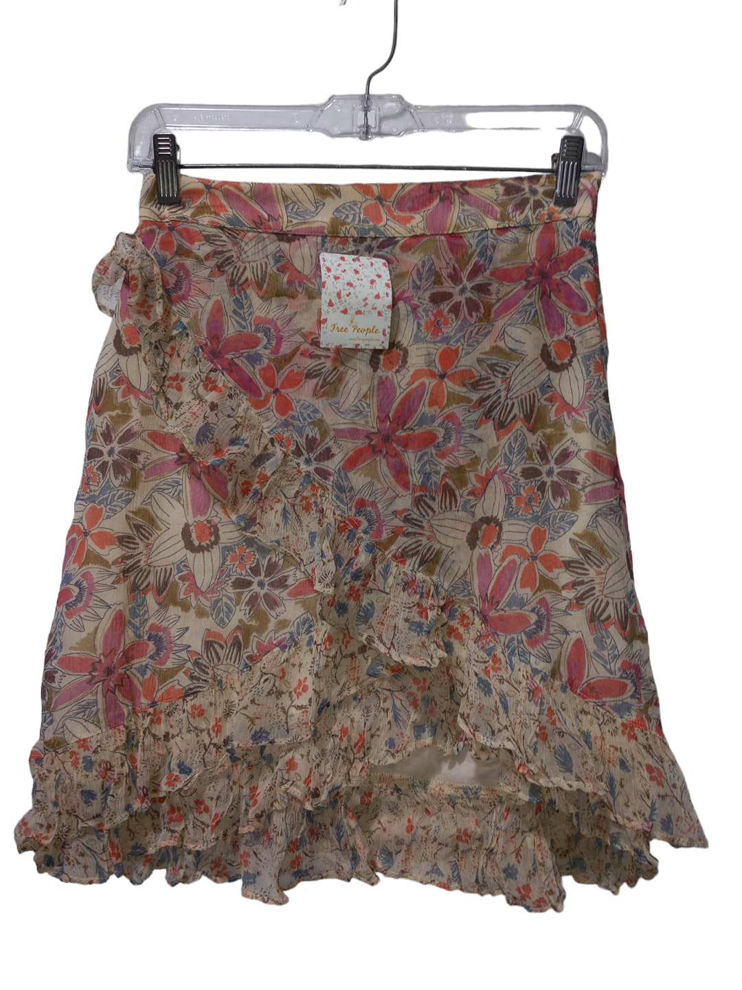 Floral Print Skirt Mini & Short Free People, Size Xs