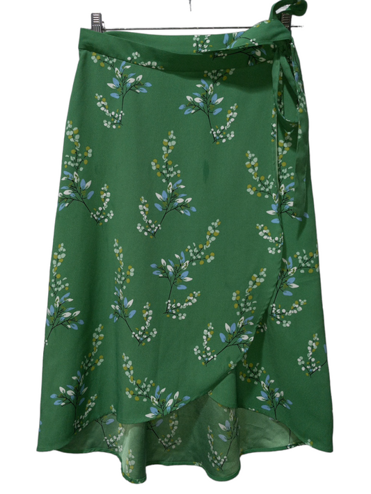 Floral Print Skirt Midi Loft, Size Xs