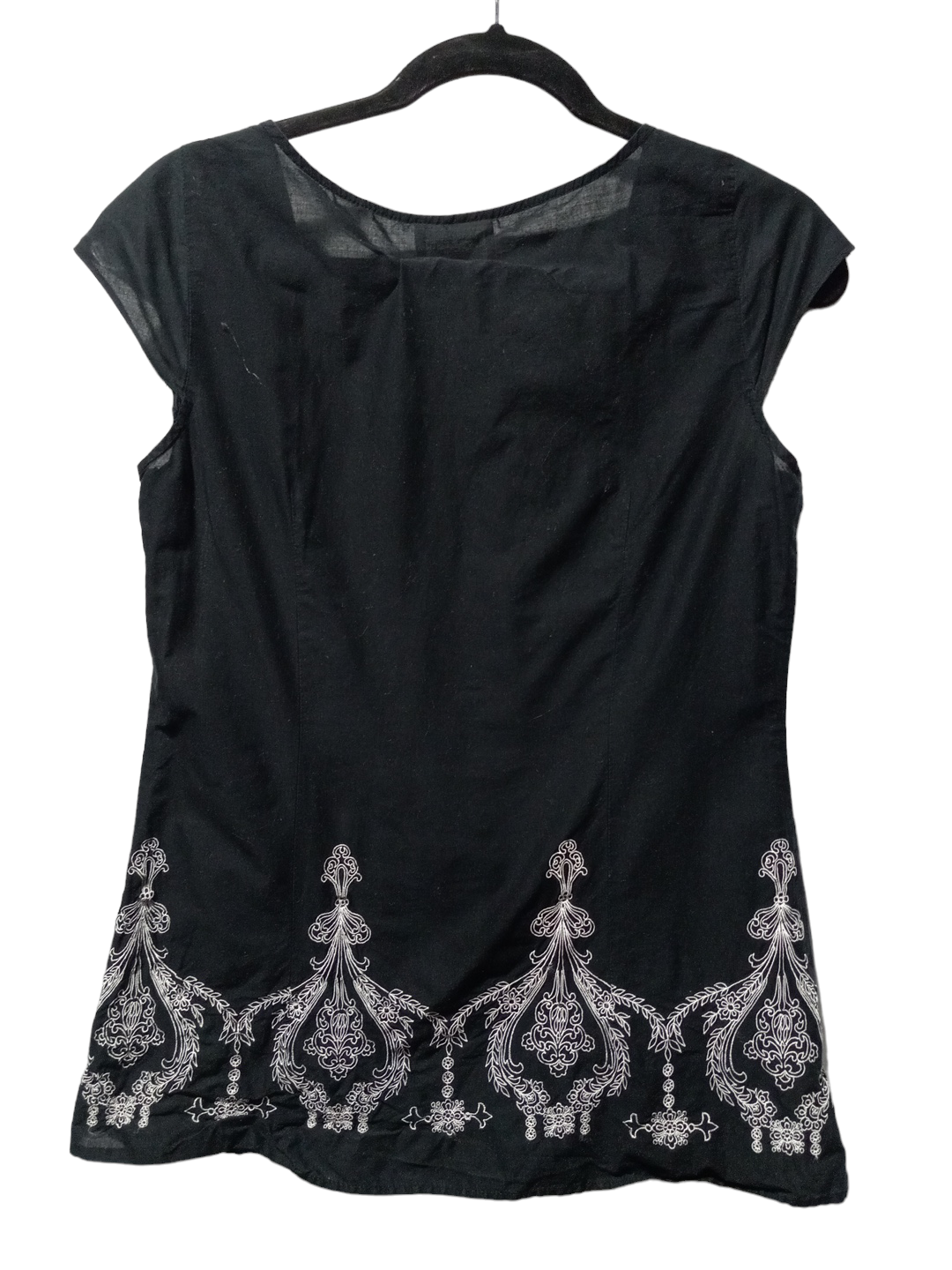 Black & White Top Sleeveless Loft, Size S