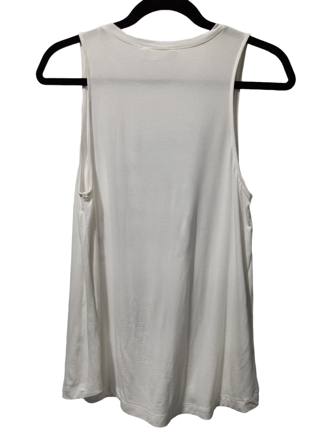 White Top Sleeveless Double Zero, Size M