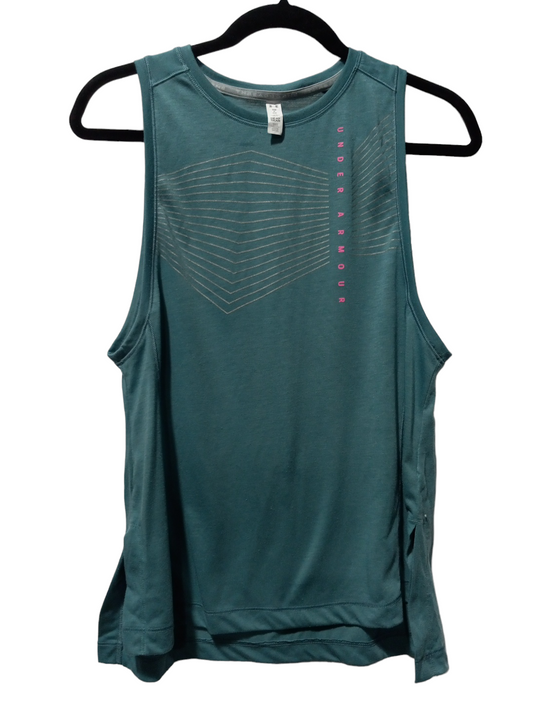 Green Athletic Tank Top Under Armour, Size S