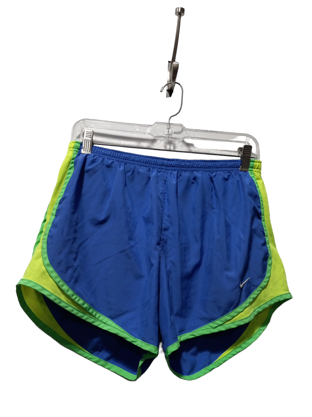 Blue & Green Athletic Shorts Nike Apparel, Size M