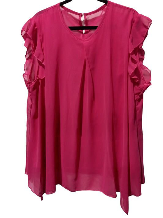 Pink Blouse Sleeveless Shein, Size 3x