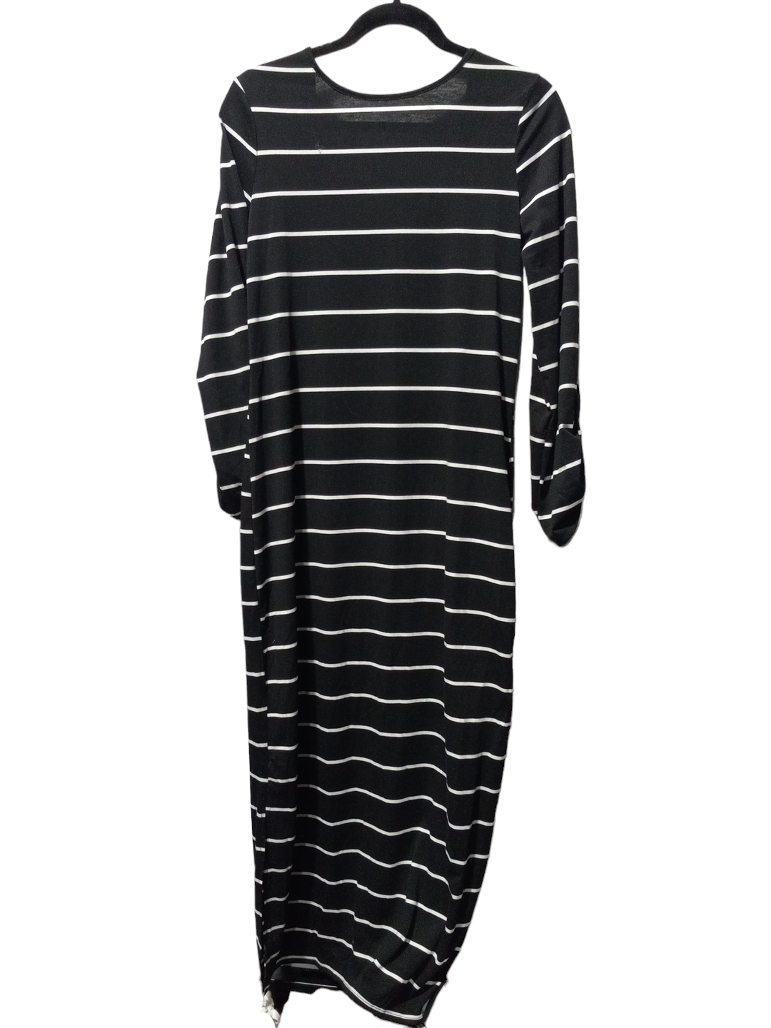 Striped Pattern Dress Casual Maxi Clothes Mentor, Size S