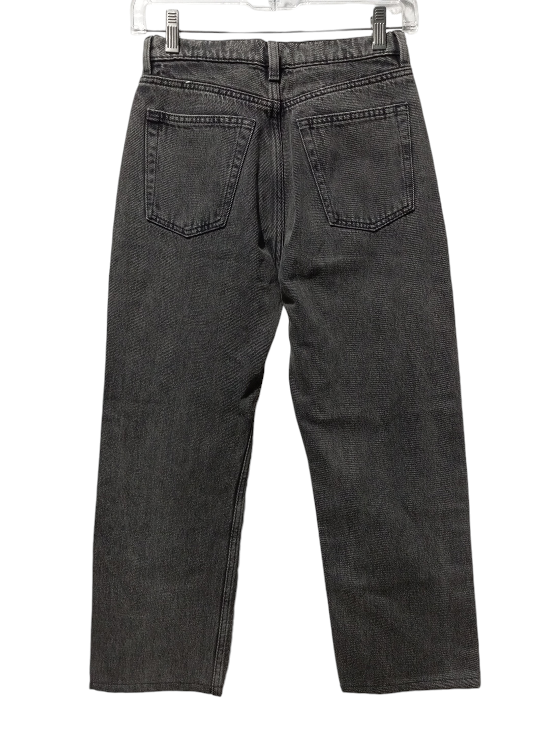 Jeans Straight By Clothes Mentor In Black Denim, Size: 0