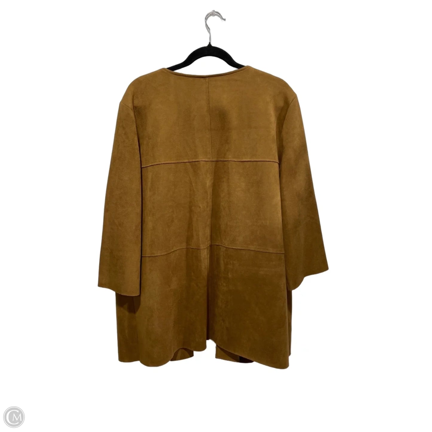 Coat Faux Fur & Sherpa By Ruby Rd In Brown, Size: 16