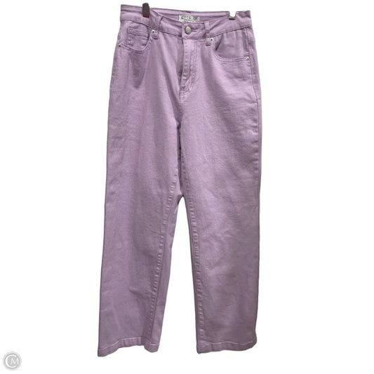 Jeans Boot Cut By Clothes Mentor In Purple Denim, Size: 6