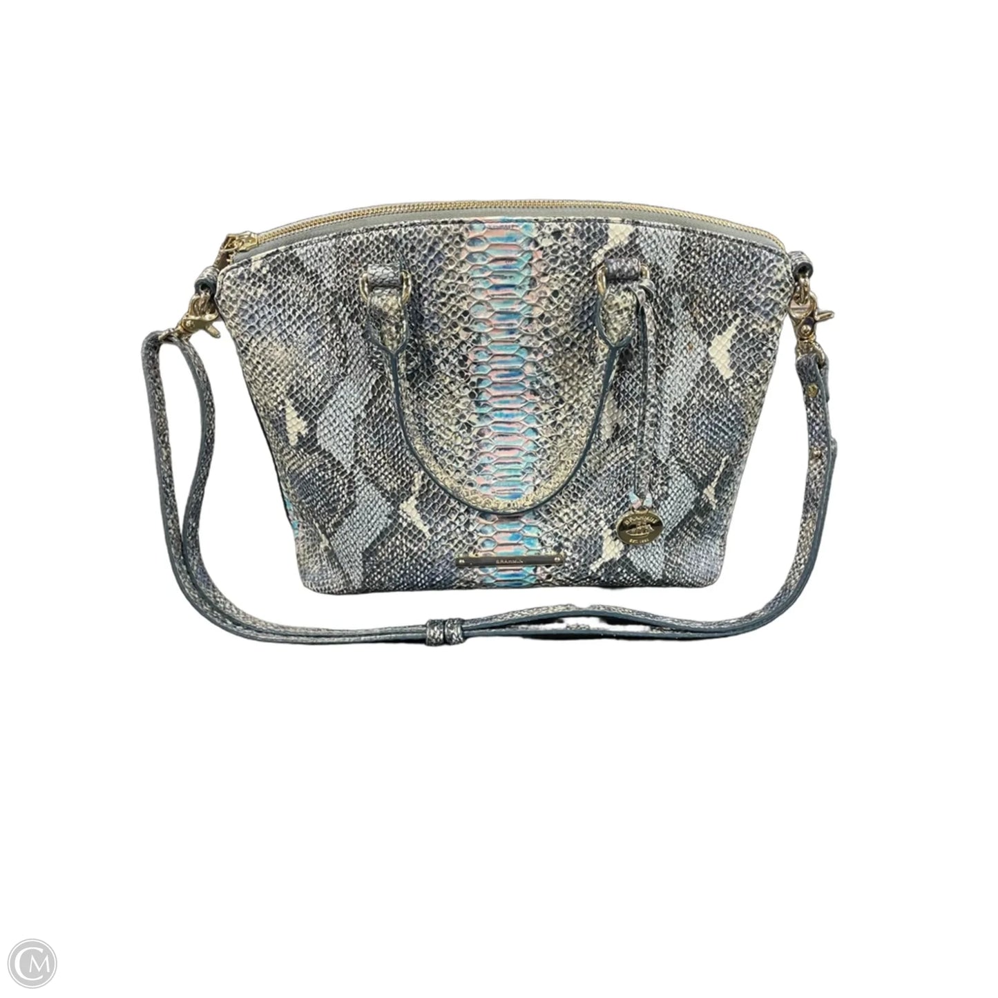 Handbag Designer By Brahmin, Size: Large